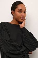 Load image into Gallery viewer, Pleated Sleeve Knit Top (2 Colours)
