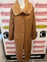 Load image into Gallery viewer, Faux-Fur Collar Duster Sweater (Size Large)
