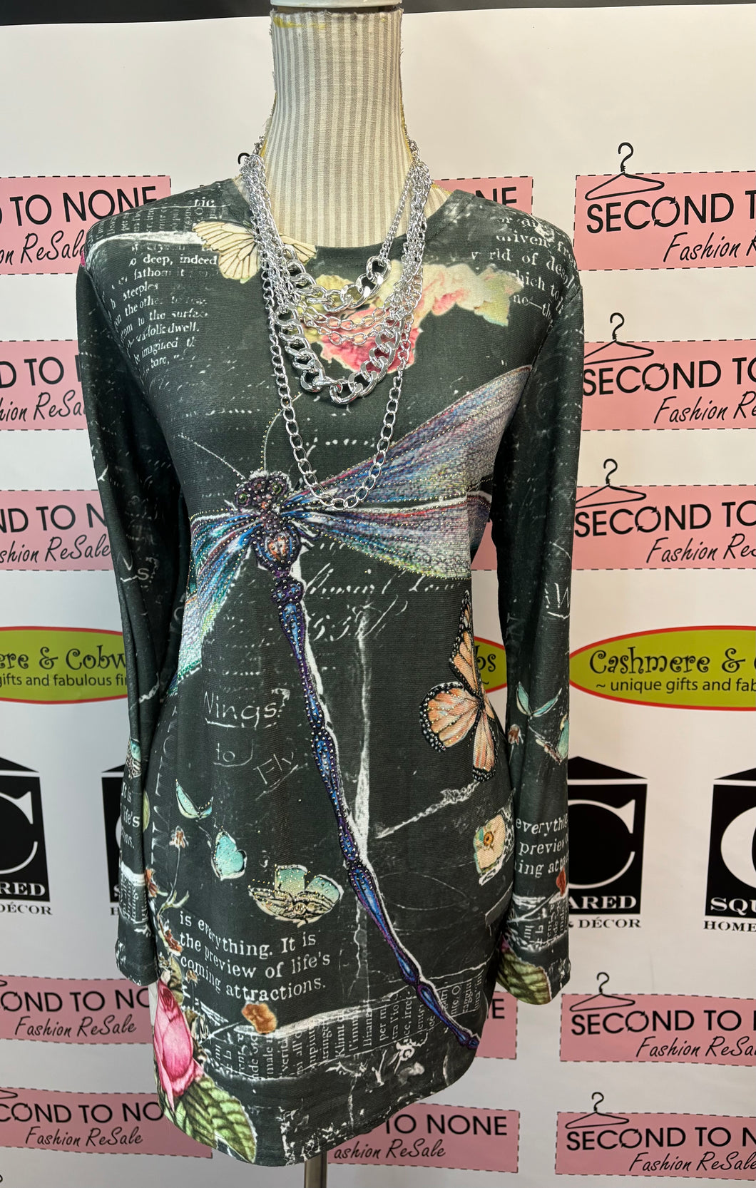 Ethereal Bedazzled Garden Top (Size S/M)