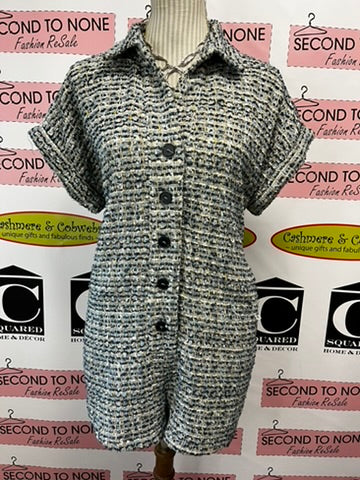 Time After Time Tweed Romper (Size M)