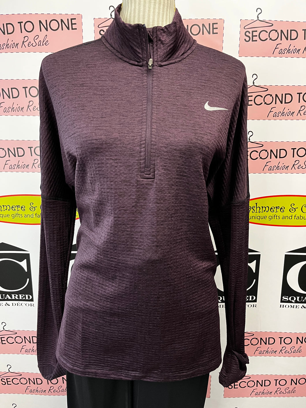 Nike Running Dri-Fit 1/4 Zip Top (Size XL)