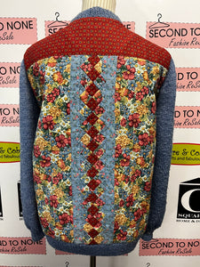 Handmade Quilted Sweater/Jacket (Size S/M)