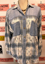 Load image into Gallery viewer, Vintage Denim + Plaid Shirt (Size S)
