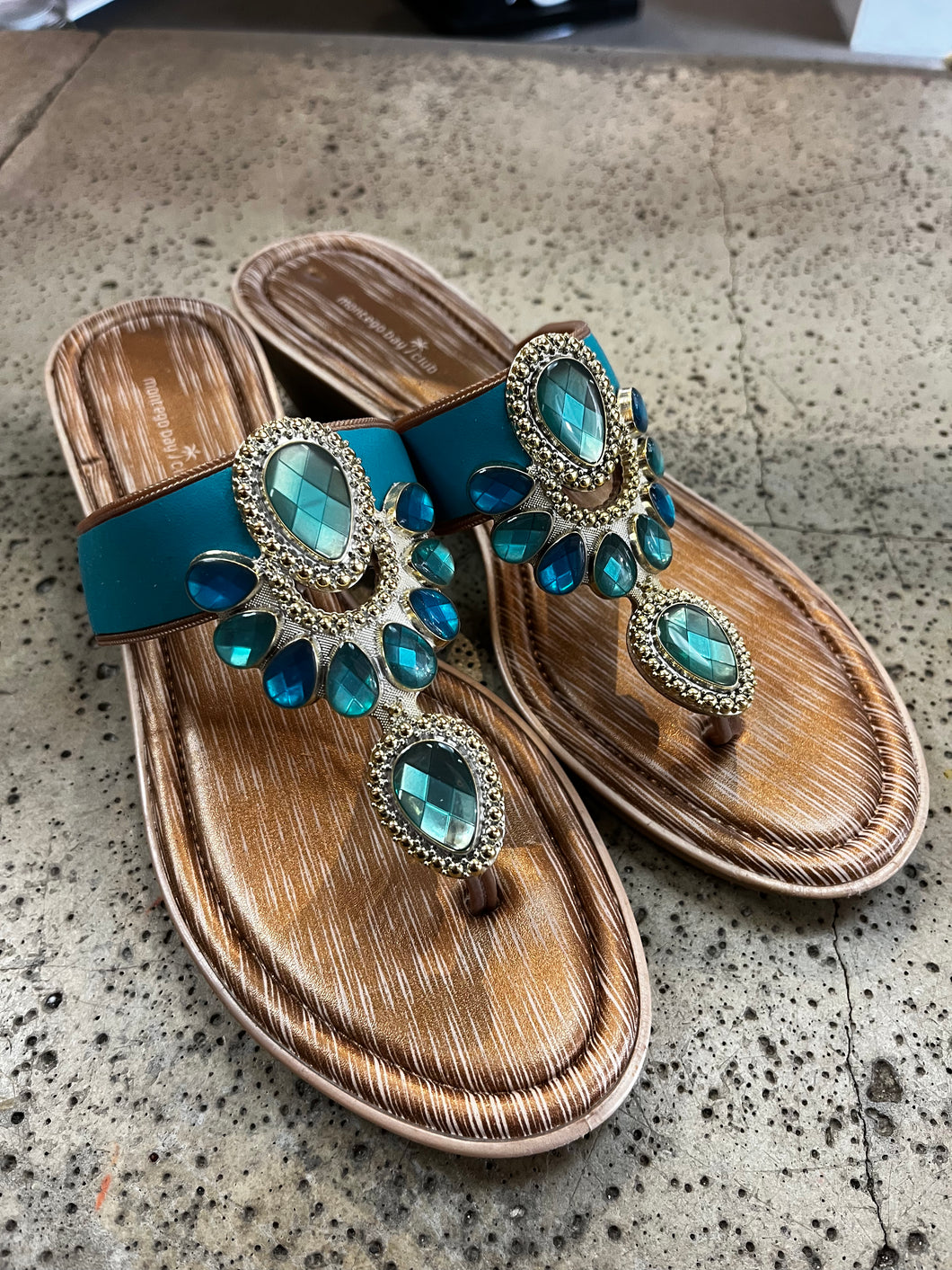 Montego Bay Bling Sandals (Size 9)