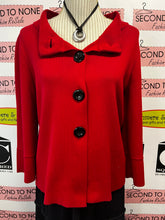 Load image into Gallery viewer, Anne Klein Red Cardigan (Size L)
