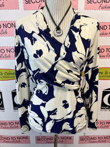 DKNY Floral Top (Size S)