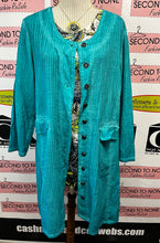 Load image into Gallery viewer, Parsley &amp; Sage Teal Cardigan (Size XL)
