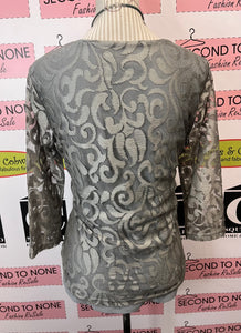 Dramatic Shimmer Top (2 Colors)