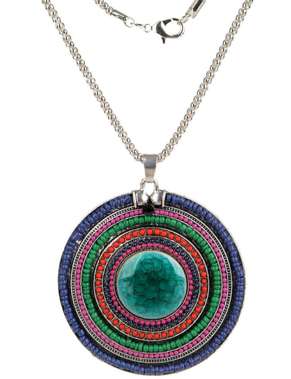 Colorful Circle Necklace (Only 1 Left!)
