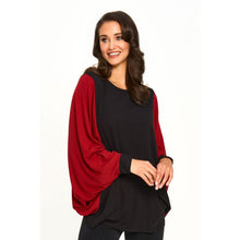 Load image into Gallery viewer, Red Coral Dolman Top (2 Colours)
