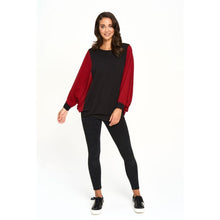 Load image into Gallery viewer, Red Coral Dolman Top (2 Colours)
