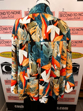 Cargar imagen en el visor de la galería, Joseph Ribkoff Palm Leaf Swing Jacket (Size 14)
