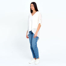 Load image into Gallery viewer, Red Coral Asymmetric Top (Only 1 S Left!)
