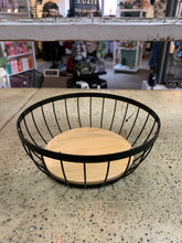 Load image into Gallery viewer, Metal &amp; Wooden Baskets (2 Sizes)
