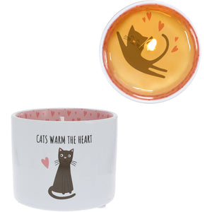 "Cats Warm The Heart" UNIQUE REVEAL Candle (Only 2 Left!)
