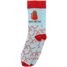 Load image into Gallery viewer, Meowy Christmas Socks
