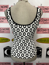 Load image into Gallery viewer, Vintage Black &amp; White Circles Tank (Size S)
