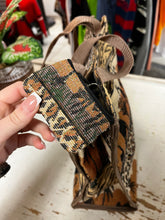 Load image into Gallery viewer, Jade African Safari Tapestry Tote Bag w/ Coin Purse
