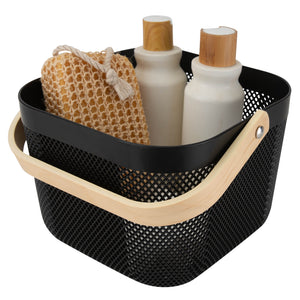 Black Mesh Storage Baskets (2 Sizes)