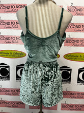 Load image into Gallery viewer, PINK Green Velour Lounge Set (Size XXL)
