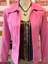 Load image into Gallery viewer, Barbie Pink Ultra-Suede Jacket (Size 8)
