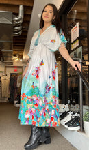 Load image into Gallery viewer, Butterfly &amp; Floral Maxi Dress

