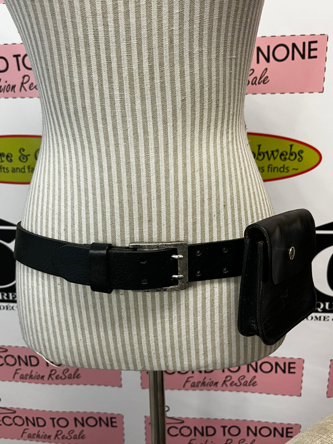 Danier Leather Belt and Pouch