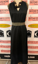 Load image into Gallery viewer, Vintage Black &amp; Gold Gown (Size XL)
