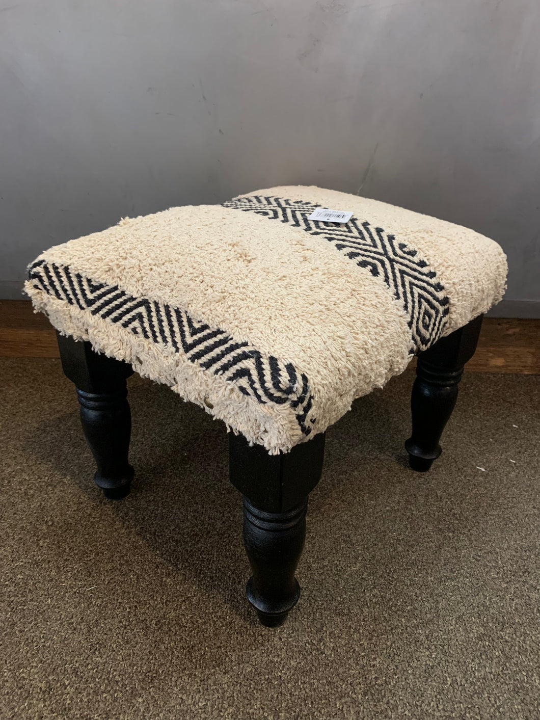 Tousled Geo Foot Stool