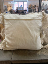 Load image into Gallery viewer, Slub Yarn Pom Pom Pillow (Only 1 Left!)
