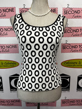 Load image into Gallery viewer, Vintage Black &amp; White Circles Tank (Size S)
