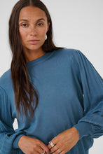 Load image into Gallery viewer, Pleated Sleeve Knit Top (2 Colours)
