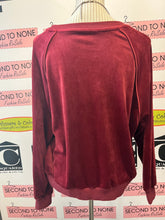 Load image into Gallery viewer, Burgundy Velour Top (Size L)

