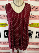 Load image into Gallery viewer, NWT Grace and Lace Burgundy Flowy Tank Top (Size L)
