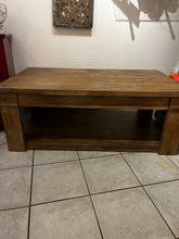 Load image into Gallery viewer, Wooden Rising/Adjustable Coffee Table
