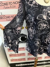 Load image into Gallery viewer, Laura Navy Floral Blouse (Size M)
