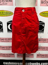 Load image into Gallery viewer, Point Zero Red Cargo Skirt (Size 9)
