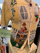 Load image into Gallery viewer, Susan Bristol Vintage "Easter" Rare Cardigan (Size M)
