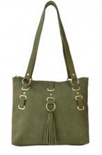 Load image into Gallery viewer, Olive Tote-Style Handbag
