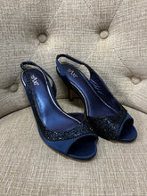 Load image into Gallery viewer, Taxi Navy Slingback Heels (Size 6)
