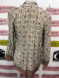 Lucky Brand Printed Blouse (Size S)