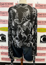 Load image into Gallery viewer, Mesh Dragon Long Sleeve Top (Size 3X)
