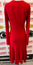 Charger l'image dans la galerie, Joseph Ribkoff Red Ruched Front Dress (Size 8)
