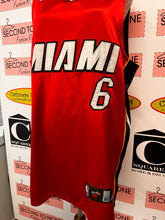 Charger l'image dans la galerie, *Authentic* Adidas Lebron James #6 Miami Heat Jersey (Size L-Mens)
