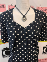 Load image into Gallery viewer, Vintage Polka Dot Dress &amp; Bolero Jacket (Size 7/8)
