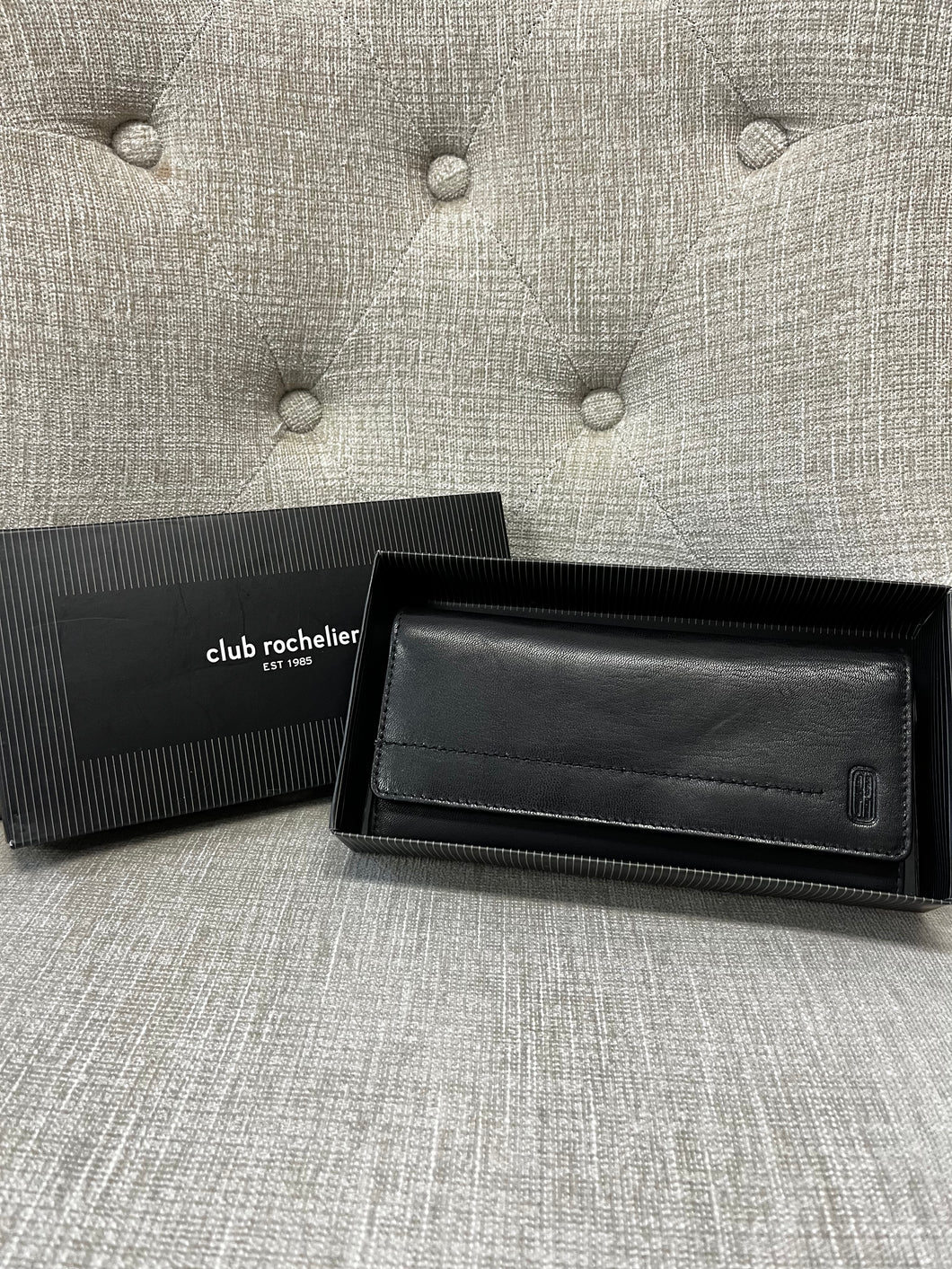 Club Rochelier Clutch Leather Wallet (New in Box)