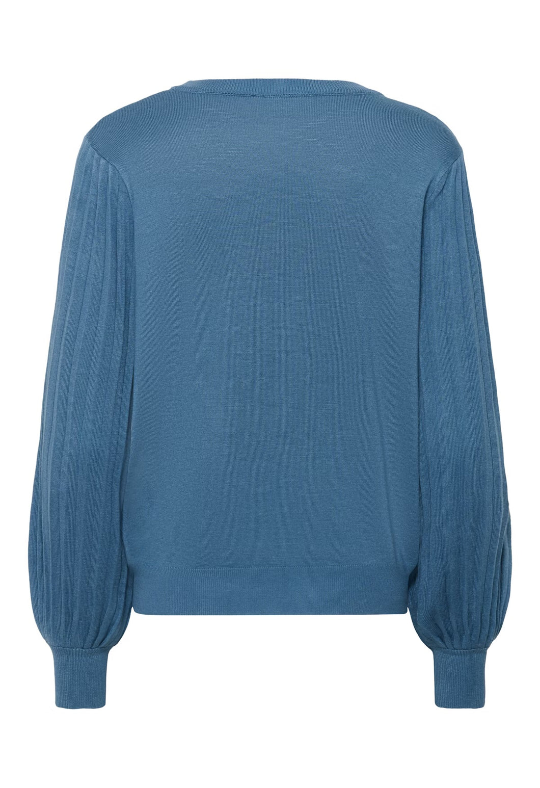 Pleated Sleeve Knit Top (2 Colours)