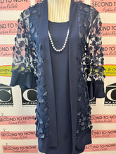 Load image into Gallery viewer, Laura Navy Dress Set (Size 10)
