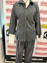 Load image into Gallery viewer, Vintage Striped Cotton Pant &amp; Shirt Set (Size M/L)
