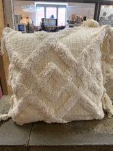 Load image into Gallery viewer, Slub Yarn Pom Pom Pillow (Only 1 Left!)
